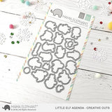 MAMA ELEPHANT: Little Elf Agenda Creative Cuts