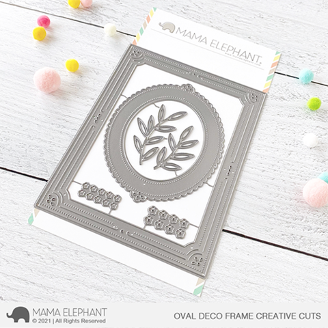 MAMA ELEPHANT: Oval Deco Frame | Creative Cuts