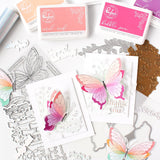 PINKFRESH STUDIO: Butterflies | Layered Stencils