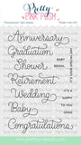 PRETTY PINK POSH:  Celebration Scripts | Stamp