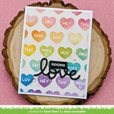 LAWN FAWN: Conversation Heart | Layering Stencils