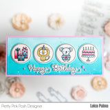 PRETTY PINK POSH:  Birthday Circles | Stamp