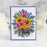 HONEY BEE STAMPS: Daisy Layers Bouquet | Stamp