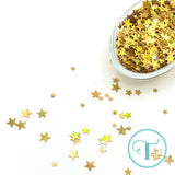 TRINITY STAMPS: Embellishment Mix | Gold Holographic Star