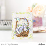 PRETTY PINK POSH:  Floral Corners | Die Set