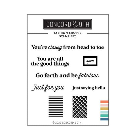 CONCORD & 9 th : Fashion Shoppe | Stamp