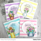 PRETTY PINK POSH:  Flower Bouquets | Stamp