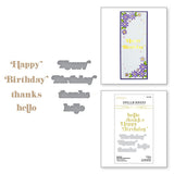 SPELLBINDERS:  Be Bold Glimmer Sentiments | Hot Foil Plate & Die