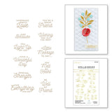 SPELLBINDERS:  Sealed Glimmer Sentiments | Hot Foil Plate