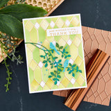 SPELLBINDERS:  Geometric Diamond Background | Hot Foil Plate