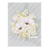 SPELLBINDERS:  Anemone Glimmer Blooms | Hot Foil Plate & Die