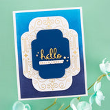 SPELLBINDERS:  Making Me Smile Sentiments | Hot Foil Plate & Die