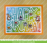 LAWN FAWN: Giant Outlined Happy Birthday | Landscape | Lawn Cuts Die