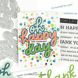 CONCORD & 9 th : Happy Thanks | Stamp