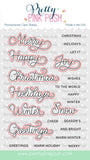 PRETTY PINK POSH:  Holiday Scripts | Stamp