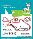 LAWN FAWN: Duh-nuh Lawn Cuts Die