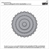 LAWN FAWN: Fancy Scalloped Circle Stackables Lawn Cuts Die