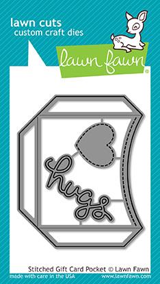 LAWN FAWN: Stitched Gift Card Pocket Lawn Cuts Die