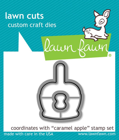 LAWN FAWN: Caramel Apple Lawn Cuts Die