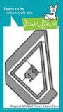 LAWN FAWN: Diagonal Gift Card Pocket Lawn Cuts Die