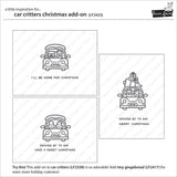 LAWN FAWN: Car Critters Christmas Add-on | Lawn Cuts Die.