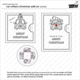 LAWN FAWN: Car Critters Christmas Add-on | Lawn Cuts Die.