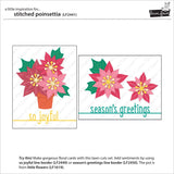 LAWN FAWN: Stitched Poinsettia | Lawn Cuts Die