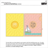 LAWN FAWN: Backdrop Sunburst | Lawn Cuts Die