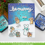 LAWN FAWN: Snowball Fight | Stamp