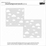 LAWN FAWN: Cloud Background | Layering Stencils