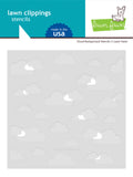 LAWN FAWN: Cloud Background | Layering Stencils