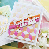 PINKFRESH STUDIO: Fancy Script Words | Hot Foil Plate