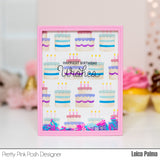 PRETTY PINK POSH:  Birthday Cakes | Layered Stencil 4PK