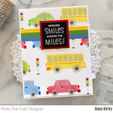 PRETTY PINK POSH:  Cars | Layered Stencil 3PK