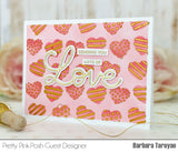 PRETTY PINK POSH: Large Love Shadow | Die