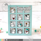 MAMA ELEPHANT: Little Snowman Agenda Creative Cuts