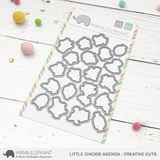 MAMA ELEPHANT: Little Chickie Agenda Creative Cuts