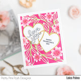 PRETTY PINK POSH:  Valentine Wreath | Stamp