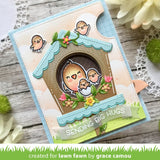 LAWN FAWN: Magic Iris Birdhouse Add On | Lawn Cuts Die