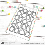 MAMA ELEPHANT: Little Panda Agenda Creative Cuts