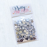 PRETTY PINK POSH:  Pearls | Metallic Silver