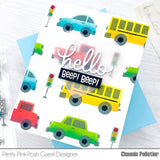 PRETTY PINK POSH:  Cars | Layered Stencil 3PK