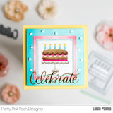 PRETTY PINK POSH: Celebrate Script | Die