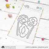 MAMA ELEPHANT: Poppy Flowers Creative Cuts