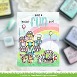 LAWN FAWN: Corner Rainbow | Layering Stencils