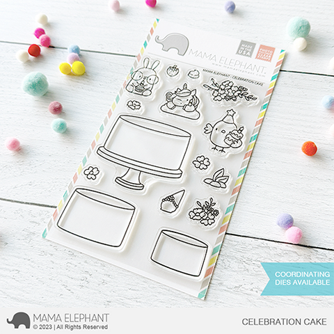 MAMA ELEPHANT: Celebration Cake | Stamp