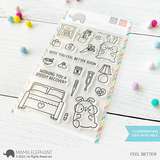 MAMA ELEPHANT: Feel Better | Stamp