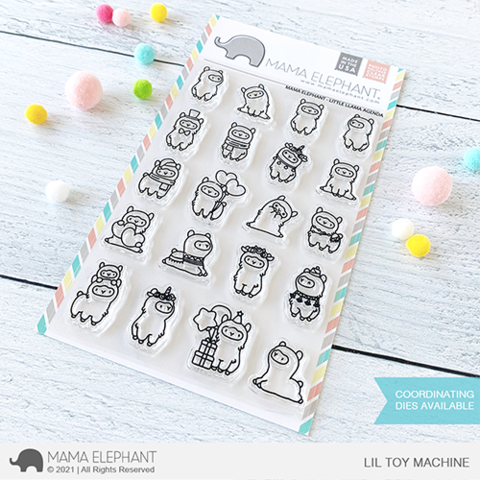 MAMA ELEPHANT: Little Llama Agenda | Stamp