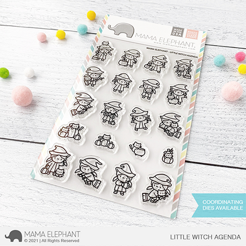 MAMA ELEPHANT: Little Witch Agenda | Stamp