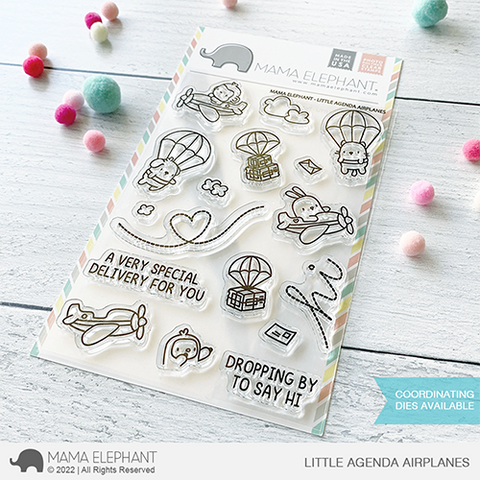 MAMA ELEPHANT: Little Agenda Airplanes | Stamp